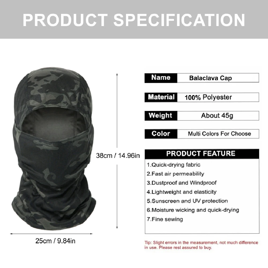 Камуфляжная балаклава-шапка, м – обзор и цена Outdoor Hunting Prints
